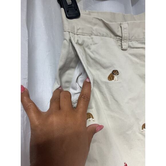 Polo Ralph Lauren Bulldog Embroidered Classic Fit Chino Short Mens Size 30 - Picture 5 of 11